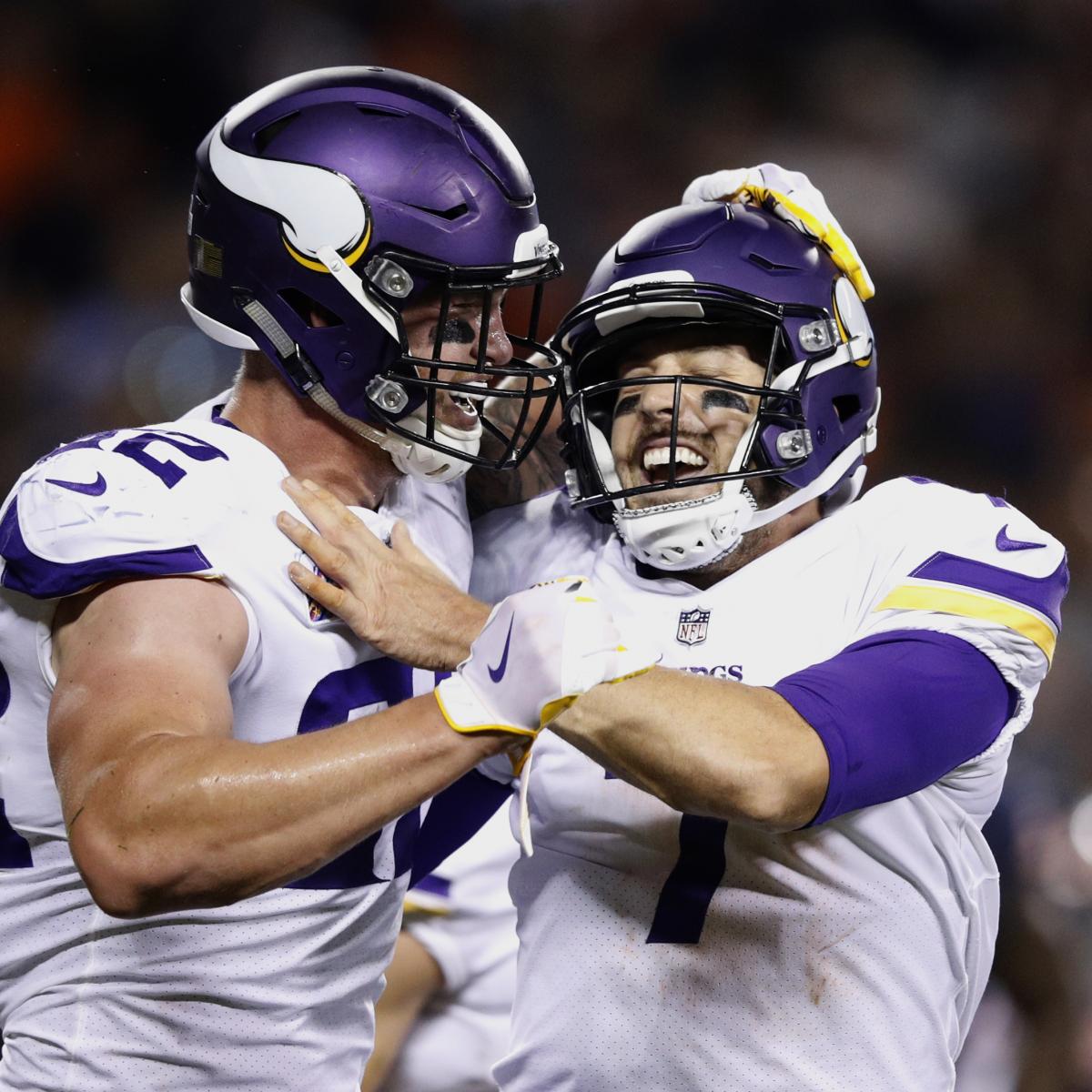 Case Keenum, Vikings Sneak Past Bears in Mitchell Trubisky's NFL Debut
