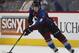 Colorado Avalanche center Matt Duchene (9) in the third period of an NHL hockey game Wednesday, Jan. 25, 2017, in Denver. The Canucks won 3-2. (AP Photo/David Zalubowski)
