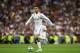 Real Madrid's Portuguese forward Cristiano Ronaldo controls the ball during the Spanish league football match Real Madrid CF vs Espanyol at the Santiago Bernabeu stadium in Madrid on October 1, 2017. / AFP PHOTO / GABRIEL BOUYS (Photo credit should read GABRIEL BOUYS/AFP/Getty Images)