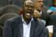 CHARLOTTE, NC - MARCH 01: Charlotte Hornets owner, Michael Jordan, reacts after a call during their game against the Phoenix Suns at Time Warner Cable Arena on March 1, 2016 in Charlotte, North Carolina. NOTE TO USER: User expressly acknowledges and agrees that, by downloading and or using this photograph, User is consenting to the terms and conditions of the Getty Images License Agreement. (Photo by Streeter Lecka/Getty Images)