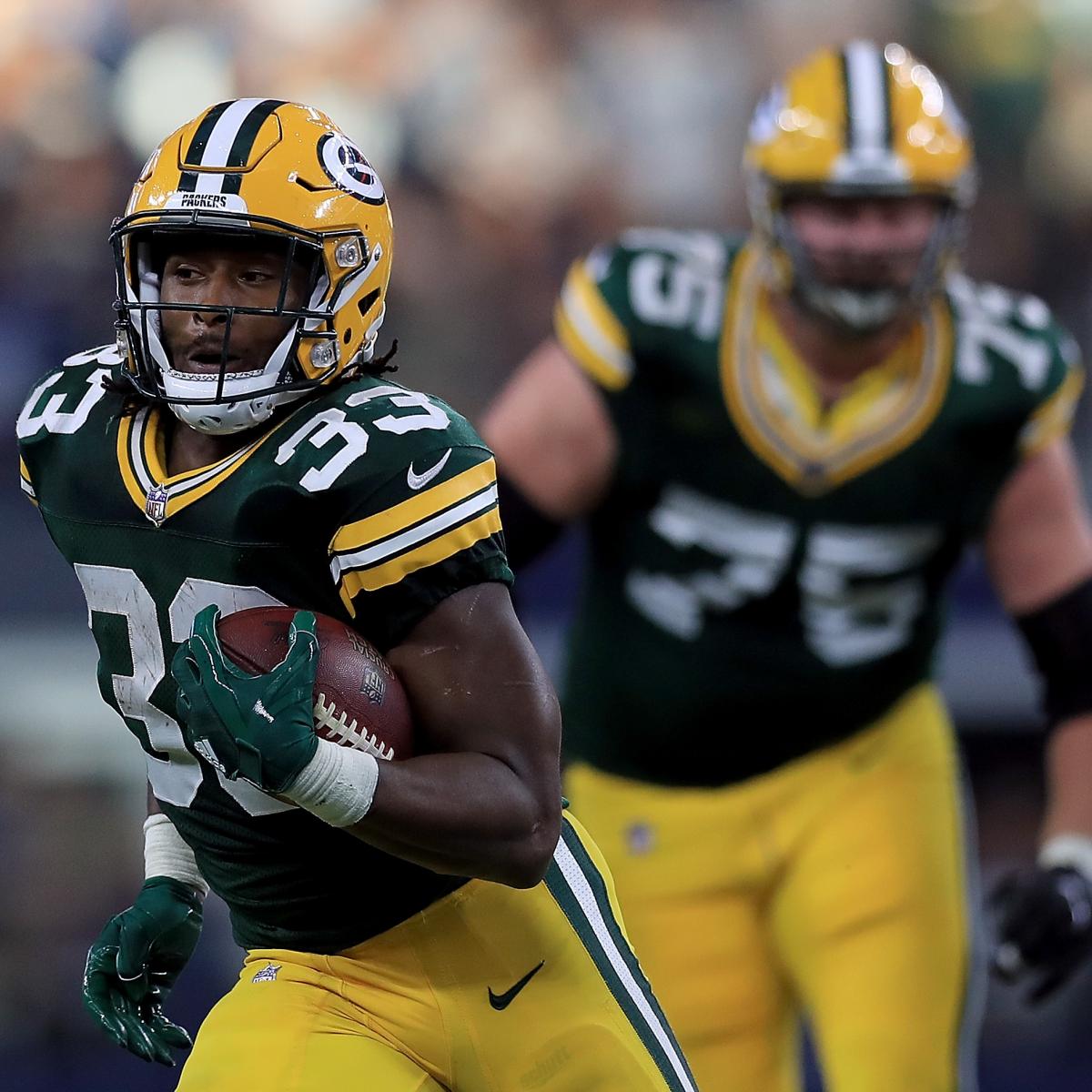 Aaron Jones Carted off with Knee Injury, Reportedly Has Sprained MCL News, Scores, Highlights
