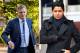 (FILES) This combination of file images created on October 13, 2017, shows (L) French former FIFA Secretary General Jerome Valcke as he arrives at the Court of Arbitration for Sport prior to his appeal over his 10 year ban from football on October 11, 2017 in Lausanne and (R) Paris Saint-Germain's Qatari president Nasser Al-Khelaïfi as he arrives for the French L1 football match between Paris Saint-Germain and Nancy at the Parc des Princes stadium in Paris on March 4, 2017. Switzerland has opened a criminal probe targeting Nasser Al-Khelaifi, the president of Paris Saint-Germain, and FIFA's former secretary general Jerome Valcke, over alleged corruption in the sale of World Cup media rights. / AFP PHOTO / STF (Photo credit should read STF/AFP/Getty Images)
