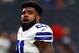 ARLINGTON, TX - OCTOBER 01: Ezekiel Elliott #21 of the Dallas Cowboys stands on the field during warmups before the game against the Los Angeles Rams at AT&T Stadium on October 1, 2017 in Arlington, Texas. (Photo by Tom Pennington/Getty Images)
