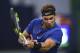 SHANGHAI, CHINA - OCTOBER 14: Rafael Nadal of Spain returns a shot during his Men's singles semi-final match against Marin Cilic of Croatia on day 7 of 2017 ATP Shanghai Rolex Masters at Qizhong Stadium on October 14, 2017 in Shanghai, China. (Photo by XIN LI/Getty Images)