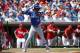 CLEARWATER, FL - MARCH 09: Melvin Upton Jr. #7 of the Toronto Blue Jays in action against the Philadelphia Phillies at Spectrum Field on March 9, 2017 in Clearwater, Florida. (Photo by Justin K. Aller/Getty Images)