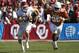 Oklahoma quarterback Baker Mayfield (6) scrambles for a first down as Texas defensive lineman Poona Ford (95) pursues during the first half of an NCAA college football game Saturday, Oct. 14, 2017, in Dallas, Texas. (AP Photo/Ron Jenkins)