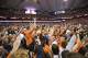 SYRACUSE, NY - OCTOBER 13: Syracuse Orange fans storm the field after the team upset Clemson Tigers at the Carrier Dome on October 13, 2017 in Syracuse, New York. Syracuse defeats Clemson 27-24. (Photo by Brett Carlsen/Getty Images)