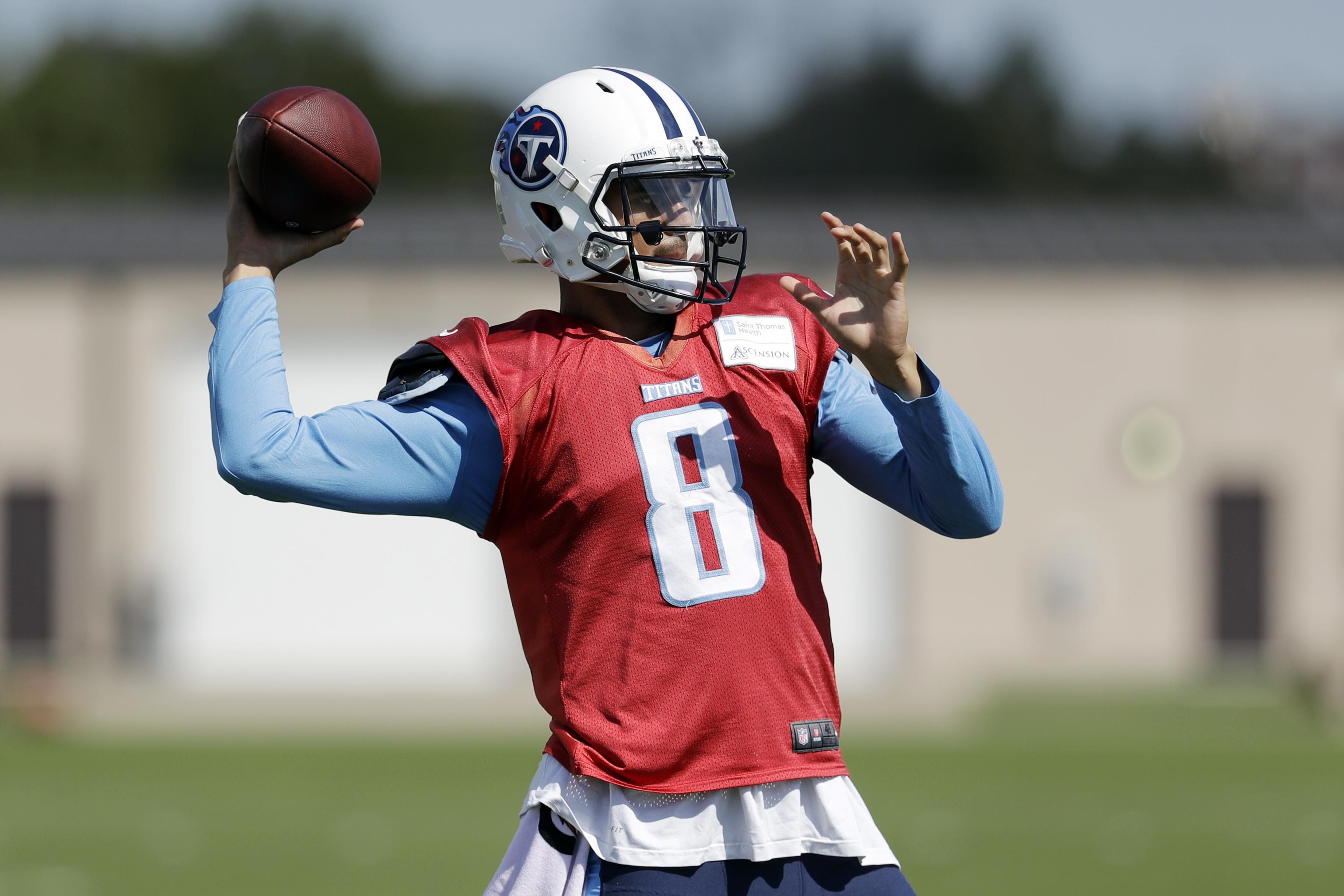 Marcus Mariota returns to practice ahead of Colts-Titans game