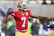 SANTA CLARA, CA - JANUARY 01: Colin Kaepernick #7 of the San Francisco 49ers drops back to pass against the Seattle Seahawks during the second quarter of their NFL football game at Levi's Stadium on January 1, 2017 in Santa Clara, California. (Photo by Thearon W. Henderson/Getty Images)