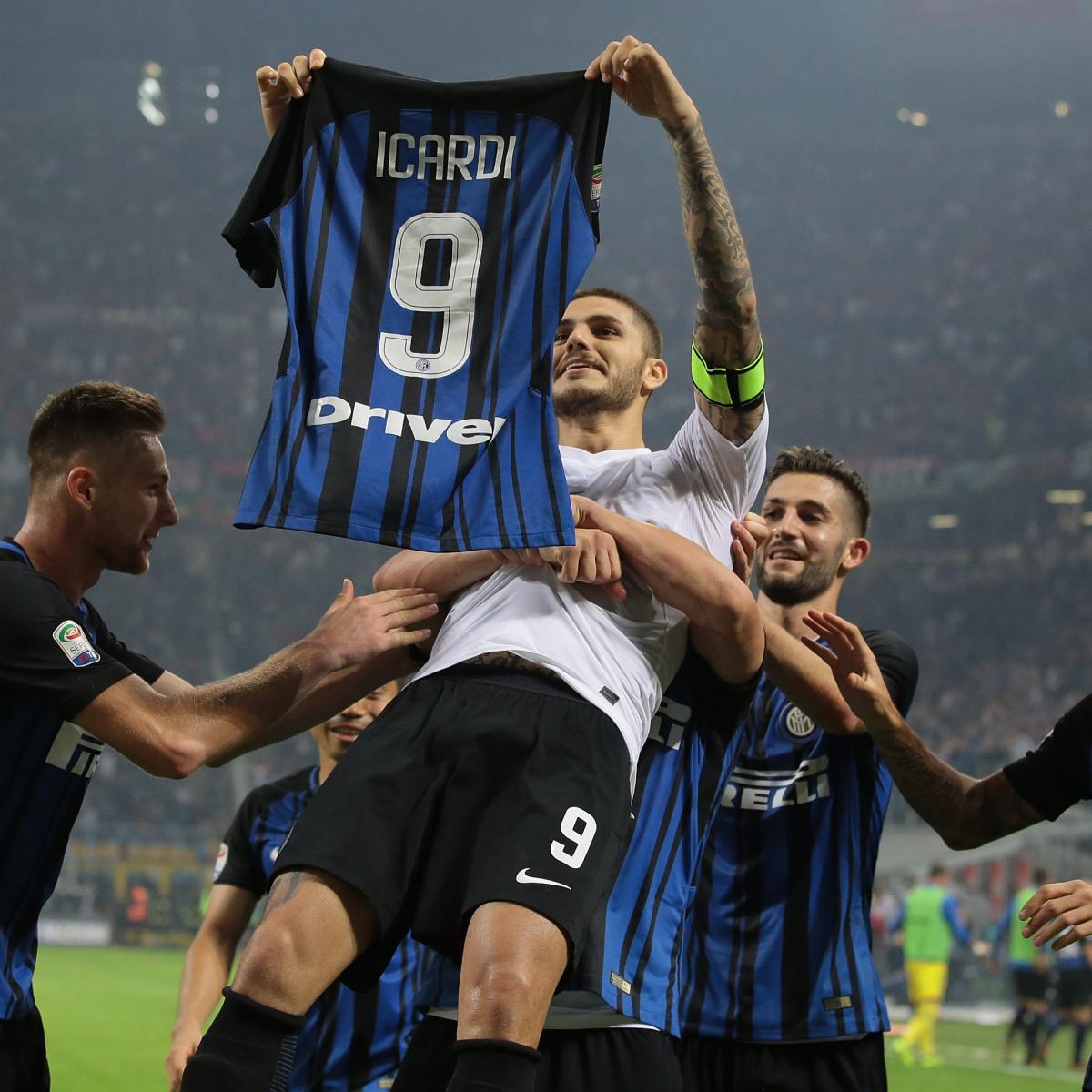 Mauro Icardi Hat-Trick Lifts Inter Milan Past AC Milan in Derby Clash ...