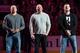 MONTREAL, QC - OCTOBER 14: President of the UFC Dana White stands in-between Georges St-Pierre (L) and defending middleweight UFC champion Michael Bisping during the NHL game between the Montreal Canadiens and the Toronto Maple Leafs at the Bell Centre on October 14, 2017 in Montreal, Quebec, Canada. (Photo by Minas Panagiotakis/Getty Images)