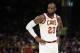 CLEVELAND, OH - OCTOBER 10: LeBron James #23 of the Cleveland Cavaliers looks on while playing the Chicago Bulls during a pre season game at Quicken Loans Arena on October 10, 2017 in Cleveland, Ohio. NOTE TO USER: User expressly acknowledges and agrees that, by downloading and or using this photograph, User is consenting to the terms and conditions of the Getty Images License Agreement. (Photo by Gregory Shamus/Getty Images) CLEVELAND, OH - OCTOBER 10: LeBron James #23 of the Cleveland Cavaliers looks on while playing the Chicago Bulls during a pre season game at Quicken Loans Arena on October 10, 2017 in Cleveland, Ohio. NOTE TO USER: User expressly acknowledges and agrees that, by downloading and or using this photograph, User is consenting to the terms and conditions of the Getty Images License Agreement. (Photo by Gregory Shamus/Getty Images)
