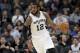 San Antonio Spurs forward LaMarcus Aldridge (12) during the second half of an NBA basketball game against the Indiana Pacers, Wednesday, March 1, 2017, in San Antonio. San Antonio Spurs won 100-99. (AP Photo/Eric Gay)
