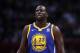 SHENZHEN, CHINA - OCTOBER 05: Draymond Green #23 of the Golden State Warriors looks on during the game between the Minnesota Timberwolves and the Golden State Warriors as part of 2017 NBA Global Games China at Universidade Center on October 5, 2017 in Shenzhen, China. (Photo by Zhong Zhi/Getty Images)