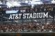 A AT&T Stadium sign is seen over fans sitting in an end zone watching the Los Angeles Rams play the Dallas Cowboys in an NFL football game, Sunday, Oct. 1, 2017, in Arlington, Texas. (AP Photo/Michael Ainsworth)