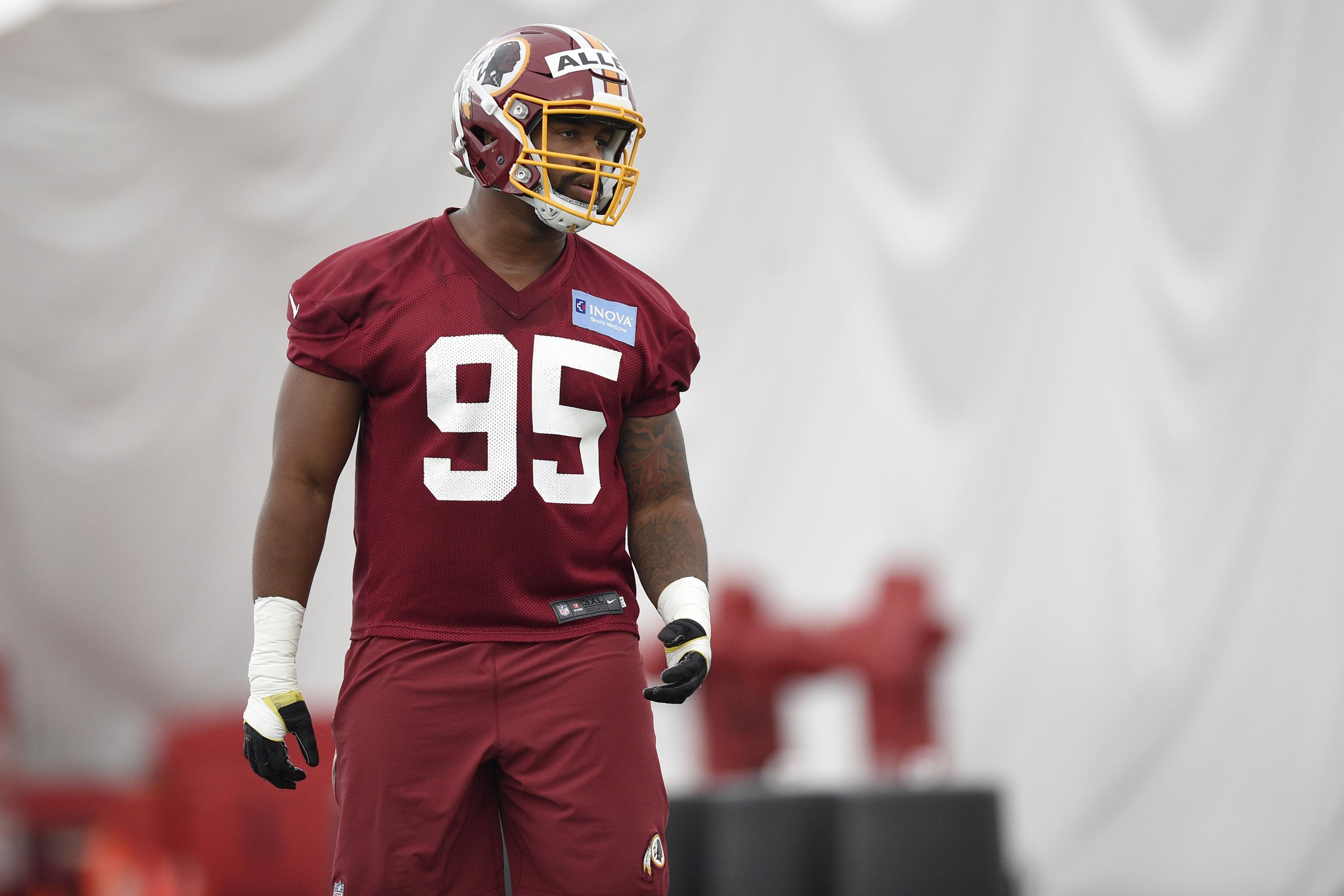 Redskins News: Jonathan Allen suffers MCL sprain; Redskins Drop Season  Opener In Philadelphia - Hogs Haven