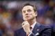 INDIANAPOLIS, IN - MARCH 19: Head coach Rick Pitino of the Louisville Cardinals reacts against the Michigan Wolverines in the second half during the second round of the 2017 NCAA Men's Basketball Tournament at the Bankers Life Fieldhouse on March 19, 2017 in Indianapolis, Indiana. (Photo by Joe Robbins/Getty Images)
