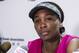 HONG KONG, HONG KONG - OCTOBER 11: Venus Williams of USA talks during the press conference for Prudential Hong Kong Tennis Open 2017 match against Naomi Osaka of Japan at Victoria Park on October 11, 2017 in Hong Kong, Hong Kong. (Photo by Power Sport Images/Getty Images)