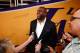 LOS ANGELES, CA - OCTOBER 19: Magic Johnson, president of basketball operations of the Los Angeles Lakers is interviewed before the game against the LA Clippers on October 19, 2017 at STAPLES Center in Los Angeles, California. NOTE TO USER: User expressly acknowledges and agrees that, by downloading and/or using this Photograph, user is consenting to the terms and conditions of the Getty Images License Agreement. Mandatory Copyright Notice: Copyright 2017 NBAE (Photo by Andrew D. Bernstein/NBAE via Getty Images)