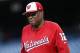 PHILADELPHIA, PA - SEPTEMBER 26: Manager Dusty Baker #12 of the Washington Nationals before a game against the Philadelphia Phillies at Citizens Bank Park on September 26, 2017 in Philadelphia, Pennsylvania. (Photo by Rich Schultz/Getty Images)