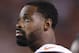 CLEVELAND, OH - AUGUST 21: Kenny Britt #18 of the Cleveland Browns looks on during a preseason game against the New York Giants at FirstEnergy Stadium on August 21, 2017 in Cleveland, Ohio. (Photo by Joe Robbins/Getty Images)