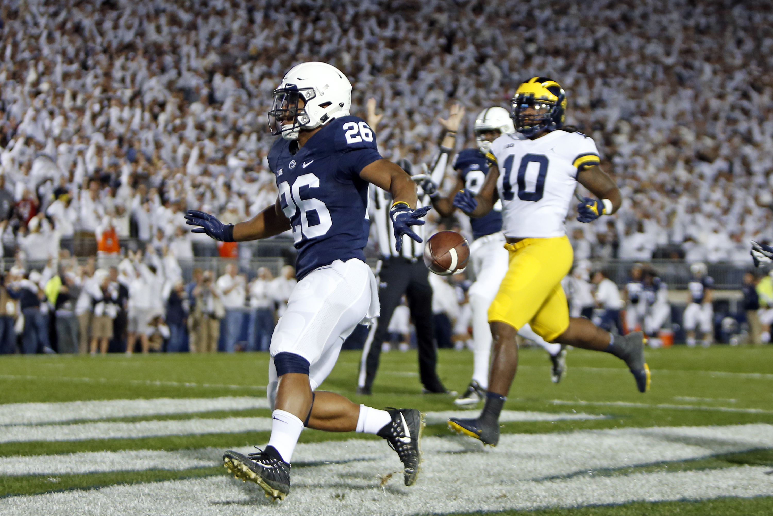 Penn State's Saquon Barkley ran a 4.38 second 40-yard dash, but that's not  the only highlight of a record-setting winter 