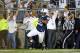 STATE COLLEGE, PA - OCTOBER 21: Saquon Barkley #26 of the Penn State Nittany Lions celebrates after catching a 42 yard touchdown pass in the second half against the Michigan Wolverines on October 21, 2017 at Beaver Stadium in State College, Pennsylvania. (Photo by Justin K. Aller/Getty Images)