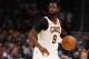 CLEVELAND, OH - OCTOBER 17: Dwyane Wade #9 of the Cleveland Cavaliers brings the ball up the court while playing the Boston Celtics at Quicken Loans Arena on October 17, 2017 in Cleveland, Ohio. NOTE TO USER: User expressly acknowledges and agrees that, by downloading and or using this photograph, User is consenting to the terms and conditions of the Getty Images License Agreement. (Photo by Gregory Shamus/Getty Images)