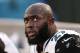 JACKSONVILLE, FL - OCTOBER 15: Runningback Leonard Fournette #27 of the Jacksonville Jaguars on the sidelines during the game against the Los Angeles Rams at EverBank Field on October 15, 2017 in Jacksonville, Florida. The Rams defeated the Jaguars 24 to 17. (Photo by Don Juan Moore/Getty Images)