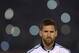 Argentina's Lionel Messi listens to the national anthems before the start of the 2018 World Cup qualifying football match between Argentina and Venezuela in Buenos Aires on September 5, 2017. / AFP PHOTO / Juan Mabromata (Photo credit should read JUAN MABROMATA/AFP/Getty Images)