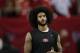 San Francisco 49ers quarterback Colin Kaepernick warms up before the first half of an NFL football game between the Atlanta Falcons and the San Francisco 49ers, Sunday, Dec. 18, 2016, in Atlanta. (AP Photo/John Bazemore)