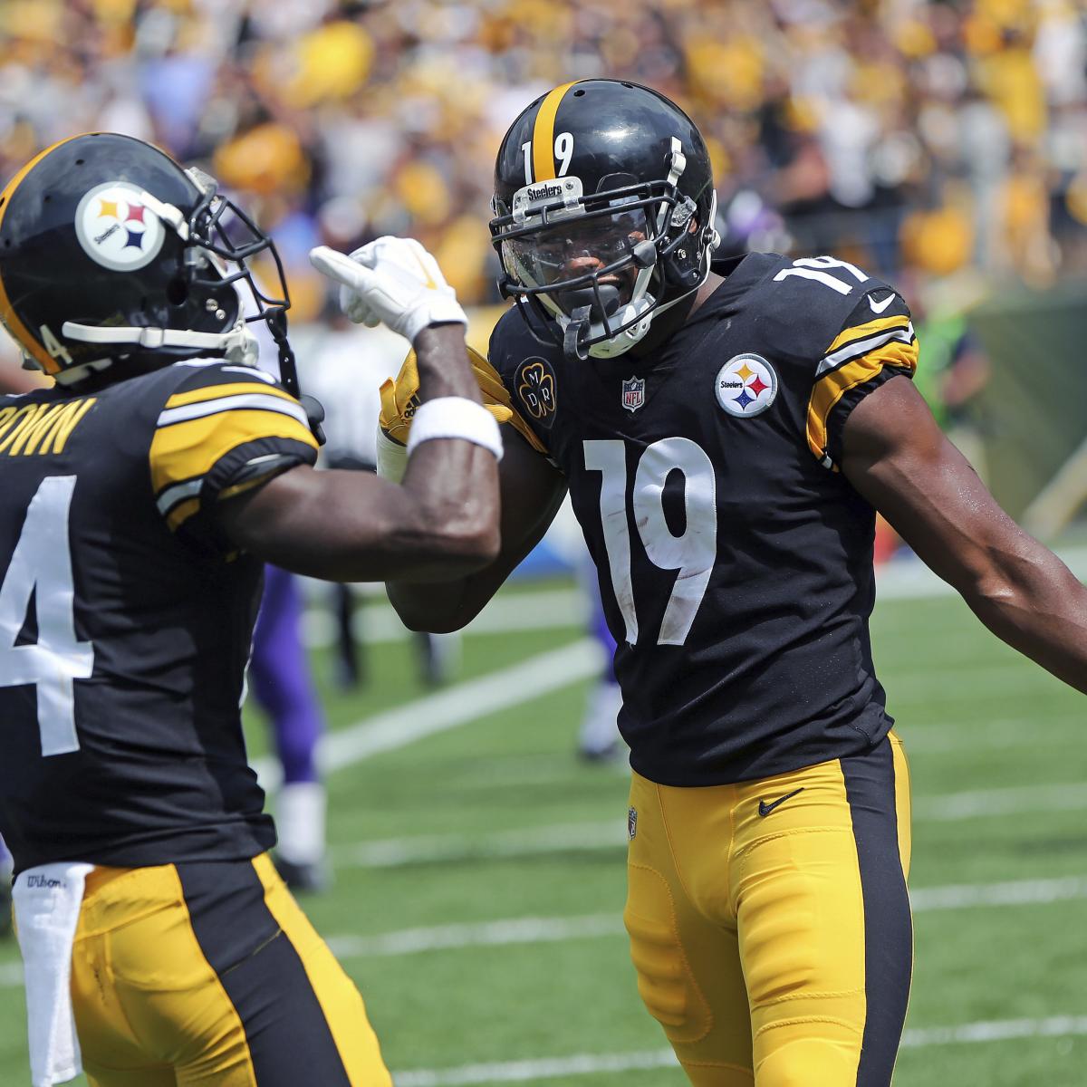 Antonio Brown, Juju SmithSchuster Fantasy Outlook After Martavis