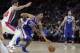 Philadelphia 76ers guard Markelle Fultz (20) drives to the basket during the second half of an NBA basketball game against the Detroit Pistons, Monday, Oct. 23,2017, in Detroit. (AP Photo/Carlos Osorio)