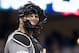 LOS ANGELES, CA - OCTOBER 7: Chris Iannetta #8 of the Arizona Diamondbacks looks to the dugout in between pitches during Game Two of the National League Division Series against the Los Angeles Dodgers at Dodger Stadium on October 7, 2017 in Los Angeles, California. (Photo by Sarah Sachs/Arizona Diamondbacks/Getty Images)