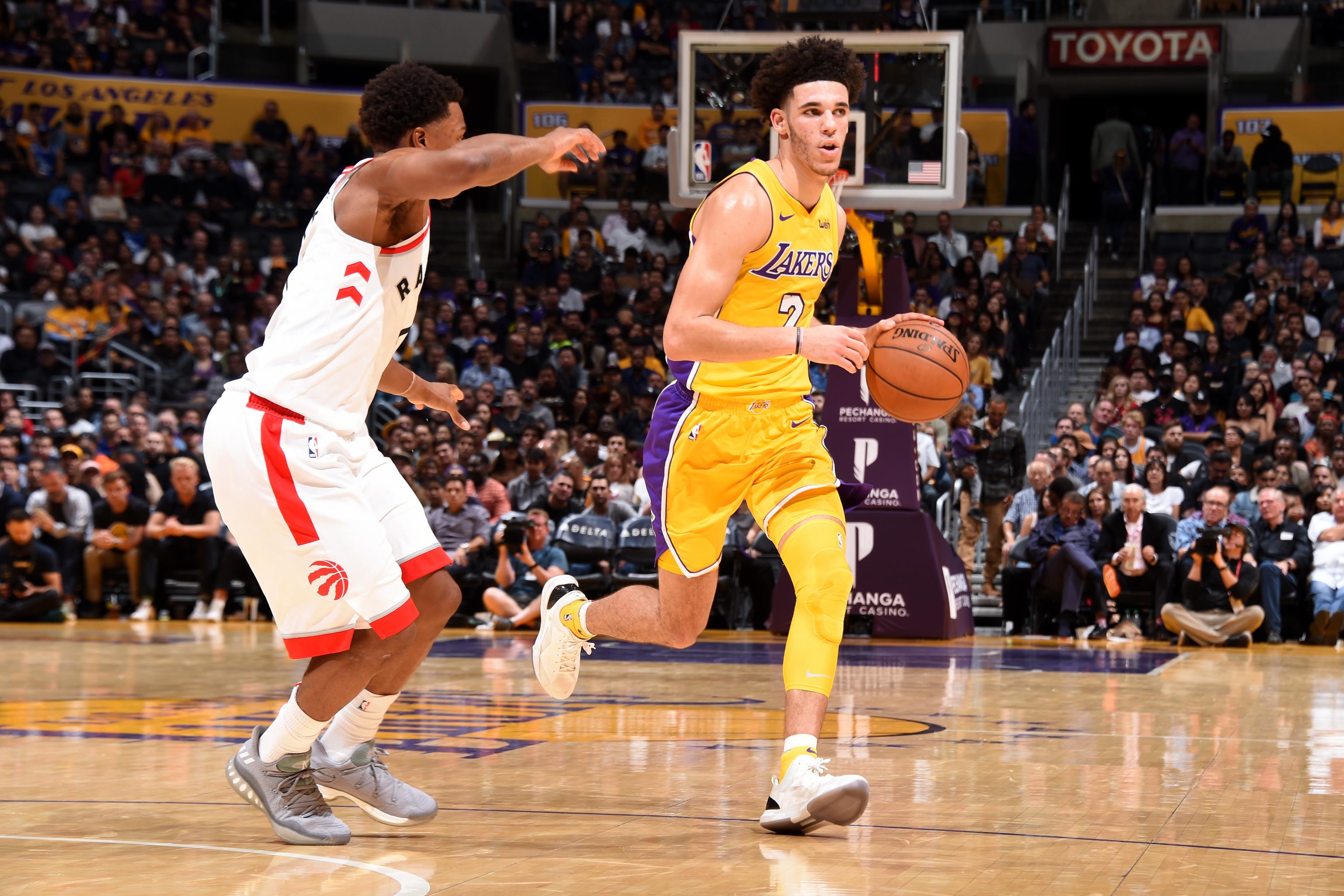 Los Angeles Lakers' Lonzo Ball working to get game back on track