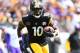 PITTSBURGH, PA - SEPTEMBER 17: Martavis Bryant #10 of the Pittsburgh Steelers in action during the game against the Minnesota Vikings at Heinz Field on September 17, 2017 in Pittsburgh, Pennsylvania. (Photo by Joe Sargent/Getty Images)