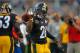 PITTSBURGH, PA - OCTOBER 22: Le'Veon Bell #26 of the Pittsburgh Steelers reacts after rushing for a first down in the first half during the game against the Cincinnati Bengals at Heinz Field on October 22, 2017 in Pittsburgh, Pennsylvania. (Photo by Justin K. Aller/Getty Images)