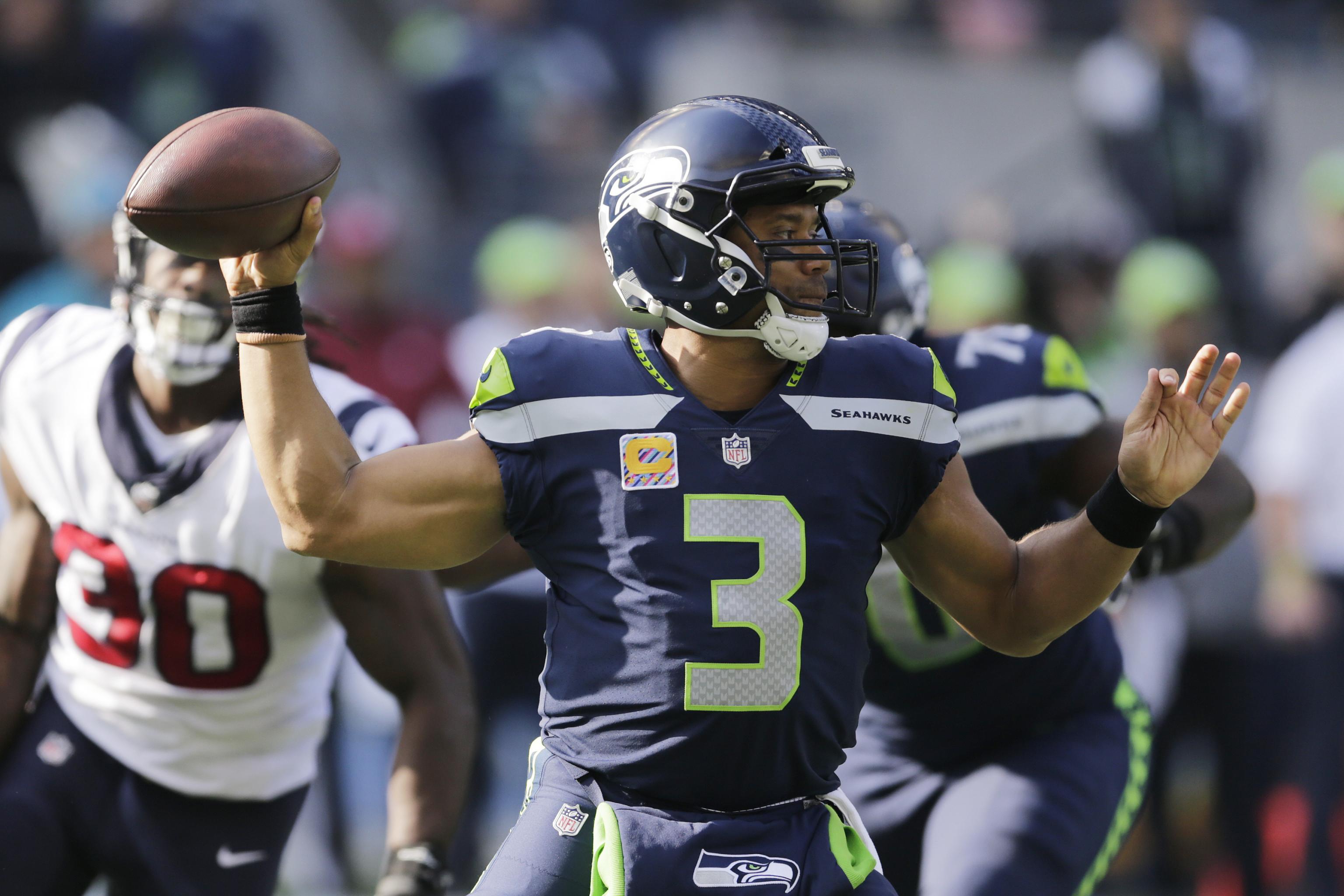 Russell Wilson outduels Deshaun Watson as Seahawks come away with thrilling  41-38 win over Texans