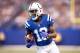 INDIANAPOLIS, IN - SEPTEMBER 24: T.Y. Hilton #13 of the Indianapolis Colts runs with the ball during the game against the Cleveland Browns at Lucas Oil Stadium on September 24, 2017 in Indianapolis, Indiana. (Photo by Andy Lyons/Getty Images)