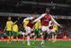 LONDON, ENGLAND - OCTOBER 24: Eddie Nketiah celebrates scoring the first Arsenal goalduring the Carabao Cup fourth round match between Arsenal and Norwich City at Emirates Stadium on October 24, 2017 in London, England. (Photo by Shaun Botterill/Getty Images)