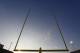 Goalposts are shown against the evening sky during the second half of a preseason NFL football game between the Buffalo Bills and Tampa Bay Buccaneers Saturday, Aug. 23, 2014, in Orchard Park, N.Y. The Buccaneers won the game 27-14. (AP Photo/Bill Wippert)