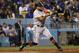 LOS ANGELES, CA - SEPTEMBER 22: Hunter Pence #8 of the San Francisco Giants bats in the eighth inning during the MLB game against the Los Angeles Dodgers at Dodger Stadium on September 22, 2017 in Los Angeles, California. The Dodgers defeated the San Francisco Giants 4-2 to clinch their fifth straight National League West title. (Photo by Victor Decolongon/Getty Images)
