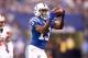 INDIANAPOLIS, IN - SEPTEMBER 24: T.Y. Hilton #13 of the Indianapolis Colts catches a pbad during the game against the Cleveland Browns at Lucas Oil Stadium on September 24, 2017 in Indianapolis, Indiana. (Photo by Andy Lyons/Getty Images)