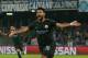 NAPLES, ITALY - NOVEMBER 01: Sergio Aguero of Manchester City celebrates after scoring a goal to make it 2-3 during the UEFA Champions League group F match between SSC Napoli and Manchester City at Stadio San Paolo on November 1, 2017 in Naples, Italy. (Photo by Robbie Jay Barratt - AMA/Getty Images)