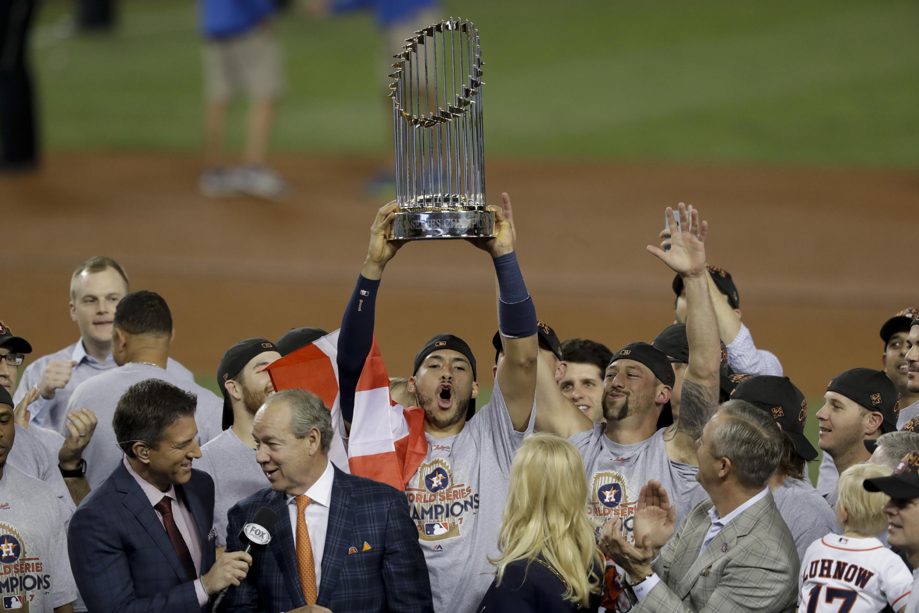 Will the Houston Astros World Series trophy end up inside Minute Maid Park?  - ABC13 Houston