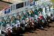 DEL MAR, CA - July 24, 2002: Overhead view of horses breaking from gate on dirt course at Del Mar Race Track July 24, 2002 (Photo by Horsephotos /Getty Images)
