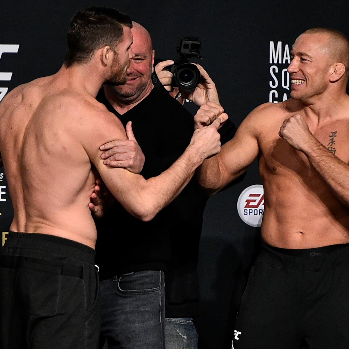 UFC 217: Bisping vs. St-Pierre Fight Card, TV Info, Predictions and ...