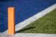 ORCHARD PARK, NY - SEPTEMBER 24: Detail of end zone pylon during the game between the Buffalo Bills and the Denver Broncos on September 24, 2017 at New Era Field in Orchard Park, New York. Buffalo defeats denver 26-16. (Photo by Brett Carlsen/Getty Images) *** Local Caption ***