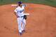 LOS ANGELES, CA - NOVEMBER 01: Yu Darvish #21 of the Los Angeles Dodgers reacts in the first inning against the Houston Astros in game seven of the 2017 World Series at Dodger Stadium on November 1, 2017 in Los Angeles, California. (Photo by Sean M. Haffey/Getty Images)