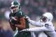 EAST LANSING, MI - NOVEMBER 04: Cody White #7 of the Michigan State Spartans attempts to make a second half catch next to Amani Oruwariye #21 of the Penn State Nittany Lions but was out of bounds at Spartan Stadium on November 4, 2017 in East Lansing, Michigan. (Photo by Gregory Shamus/Getty Images)